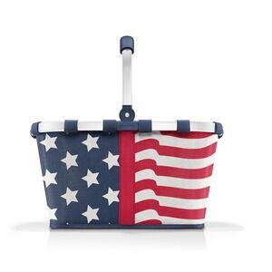 Reisenthel Carrybag American Flag Stars Stripes Picnic Basket Aluminum Frame NEW